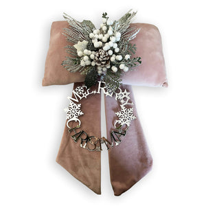 Fiocco Natalizio Merry Christmas