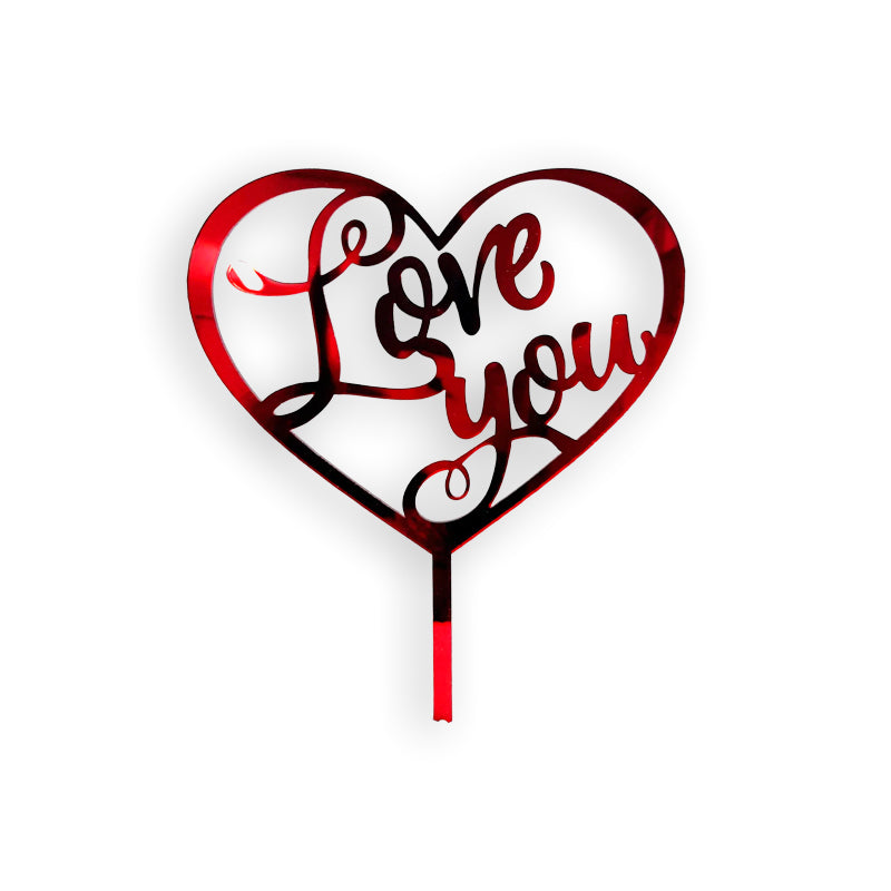 Cake Topper Cuore 