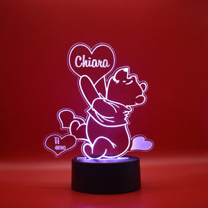 Lampada 3D Winnie the pooh