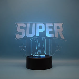 Lampada 3D Super Dad