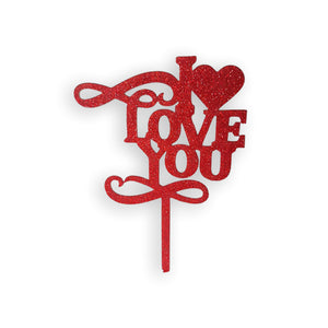 Cake Topper I love you