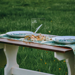 Segnatavolo Rettangolare