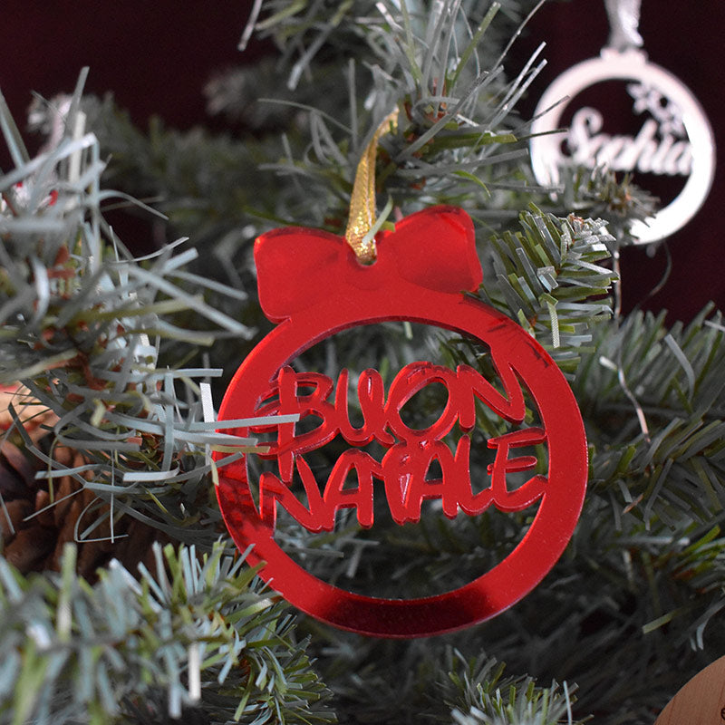 Pallina Buon Natale