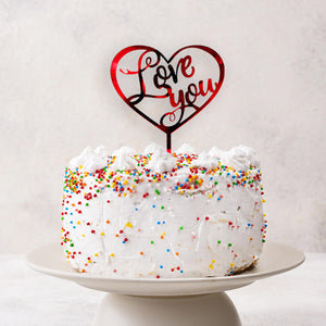 Cake Topper Cuore 