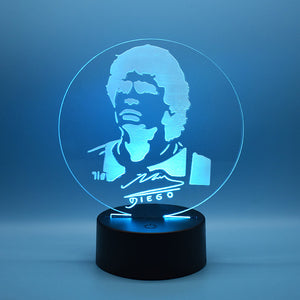 Lampada 3D Maradona