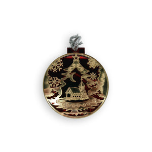 Pallina Casetta di Natale