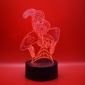 Lampada 3D Spiderman