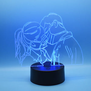 Lampada 3D Innamorati