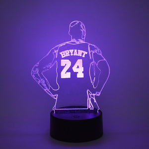Lampada 3D Kobe Bryant