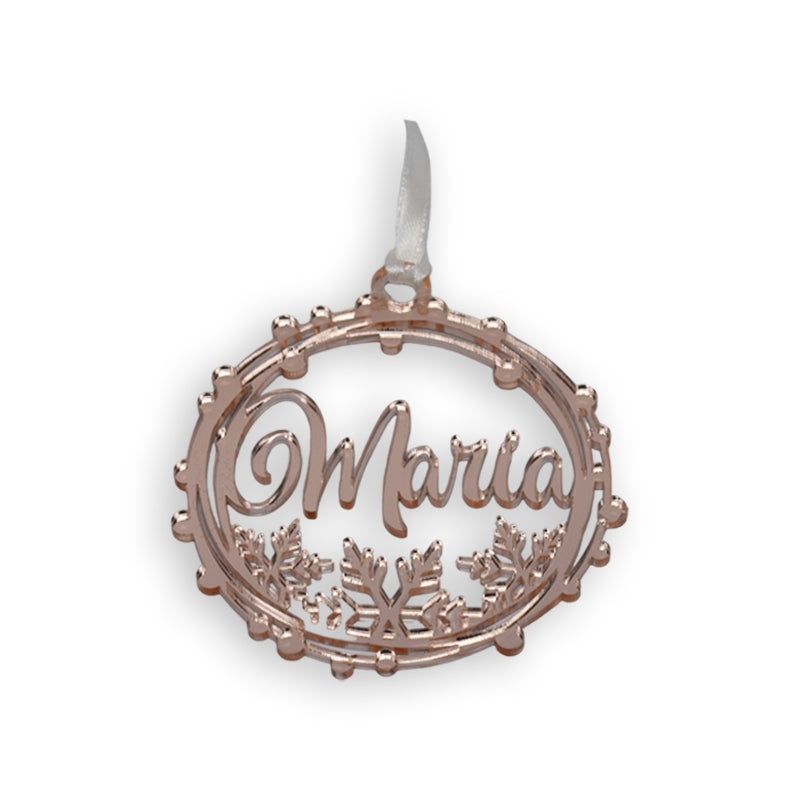 Pallina Nome fiocco di neve