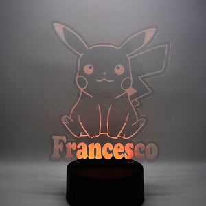 Lampada 3D Pokemon