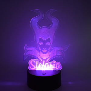 Lampada 3D Maleficent