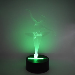 Lampada 3D Ballerina