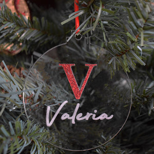 Pallina Con Iniziale e Nome