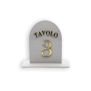 Segnatavolo Cupola Bianco