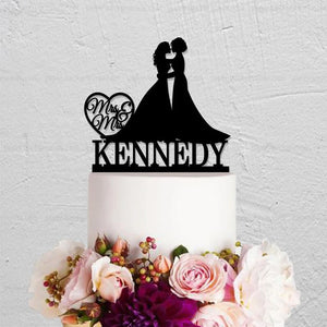 Cake Topper Mrs & Mrs
