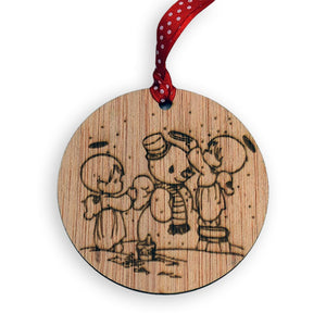 Pallina pupazzo di neve