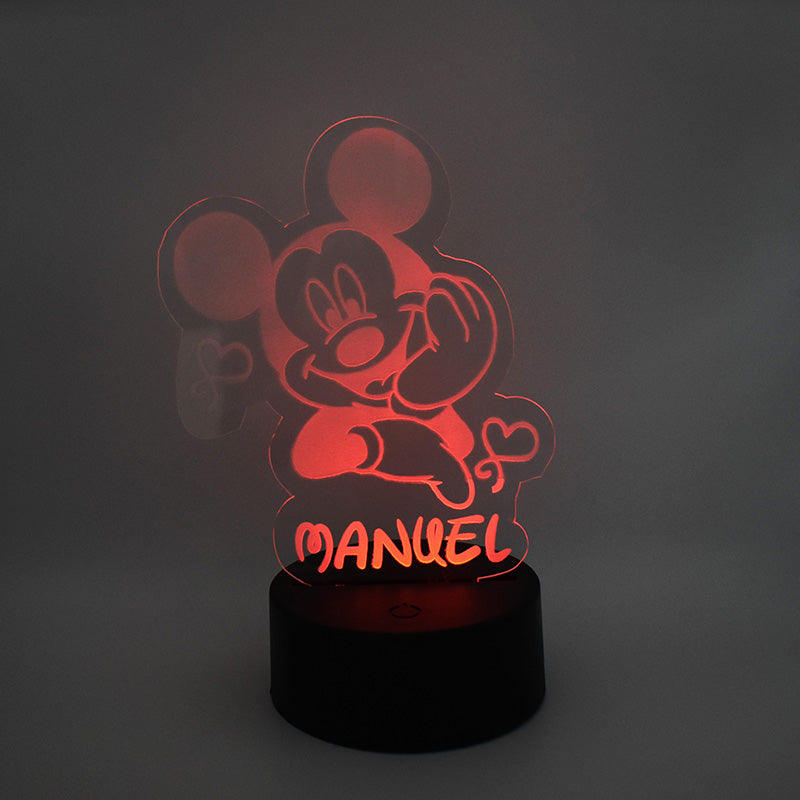 Lampada 3D Topolino