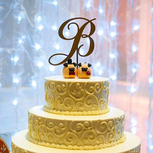 Cake Topper Iniziale