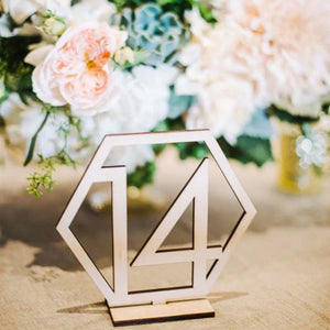 Segnatavolo Esagonale